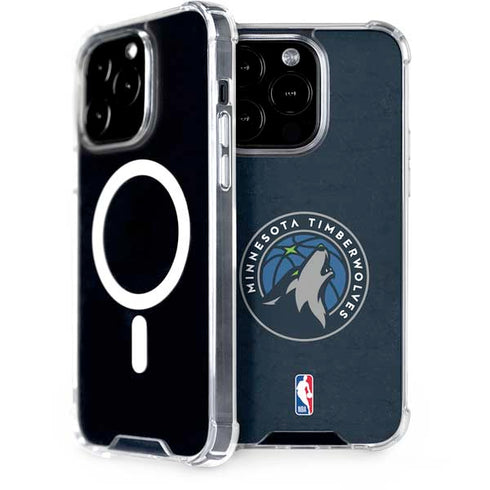 NBA Minnesota Timberwolves Distressed iPhone Cases
